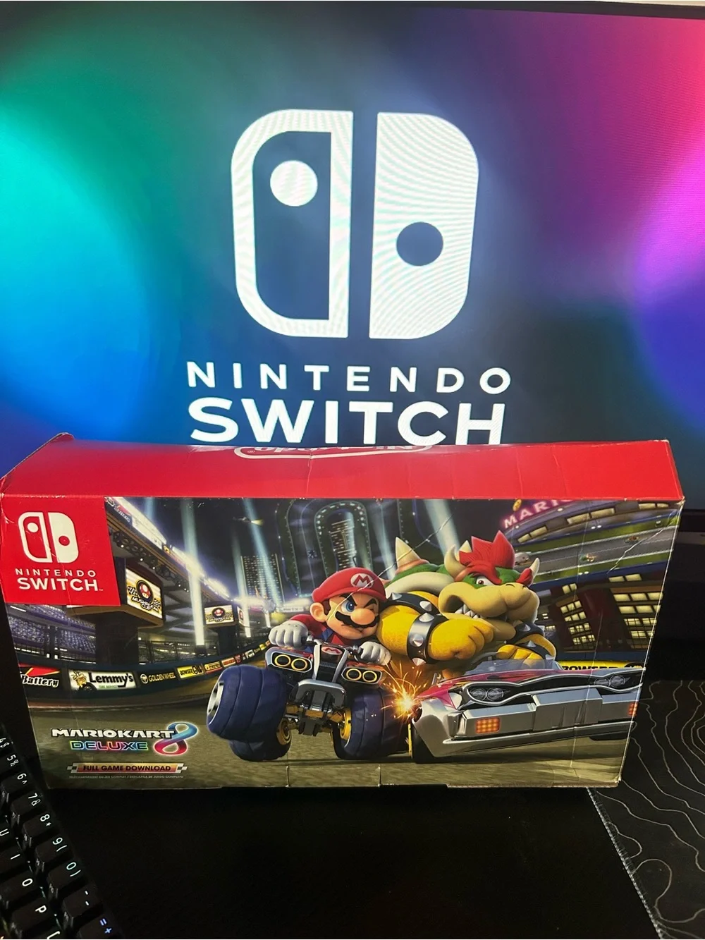 Nintendo Switch Bundle + 4 Games (Smash Bros, Minecraft, MK11, Crash Bandicoot)